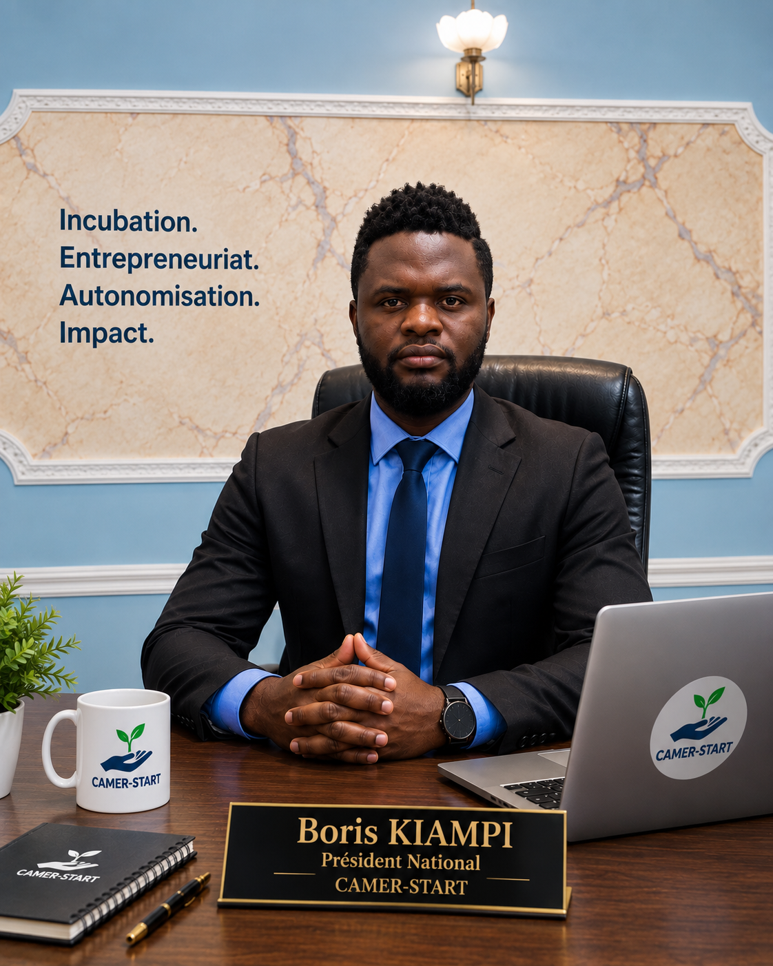 Portrait officiel de Boris KIAMPI, Président National de CAMER-START